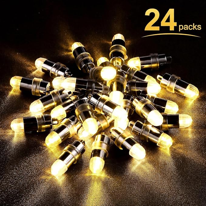 LIAHO 24x Battery Operated LED Party Lights, Waterproof - Image 2