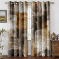 Asuexpect Abstract Curtains for Living Room 2 Panels Abstract Rust Curtain Room by Asuexpect
