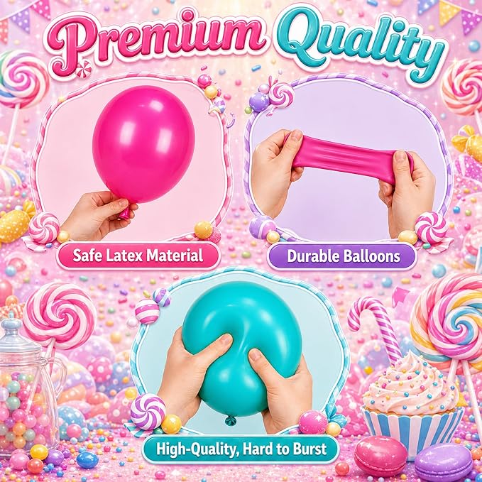 Rainbow Balloons, Rainbow Theme, Family Spring Celebration Party Decorations - Image 3