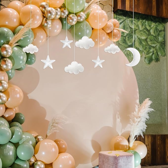 Ayfjovs 8pcs 3D Hanging Cloud Set - Image 8