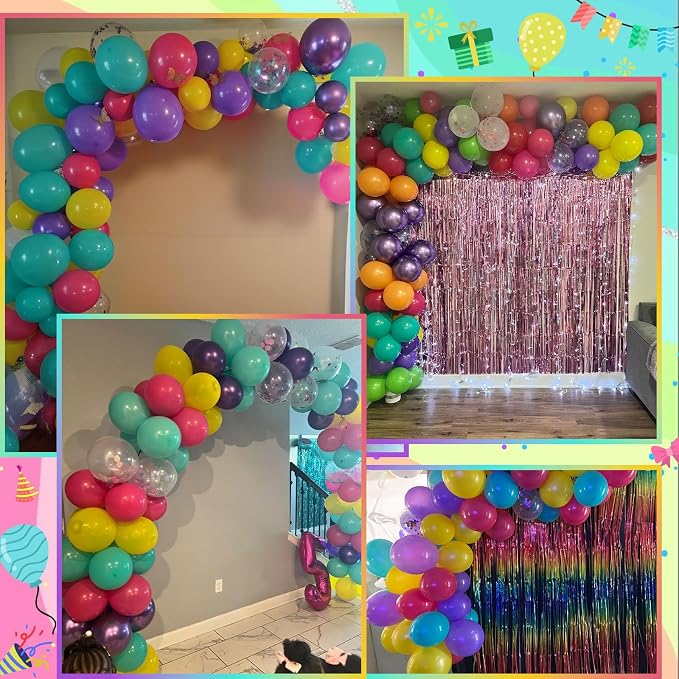 Pink Blue Purple Balloon - Image 7