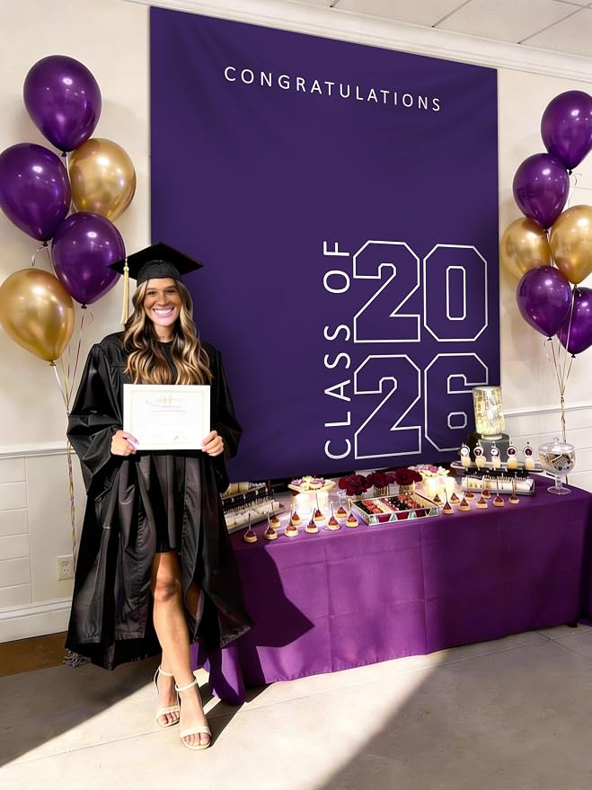 Class of 2026 Graduation Banner 5X6feet - Image 2