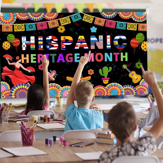 Hispanic Heritage Month Banner 6x4ft - Image 4