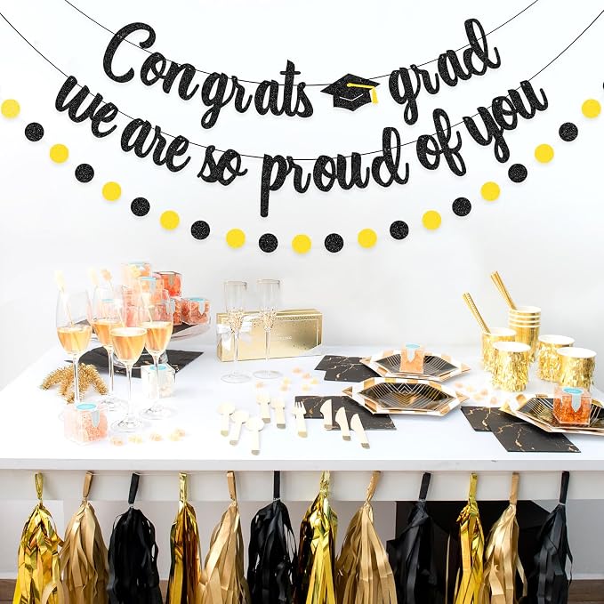 Congrats Decorations – Graduation Party Banner Set - Image 5