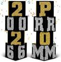 Queekay 8 Pcs Prom Column Standup Photo Booth Decorations 2026 Prom Backdrop by Queekay