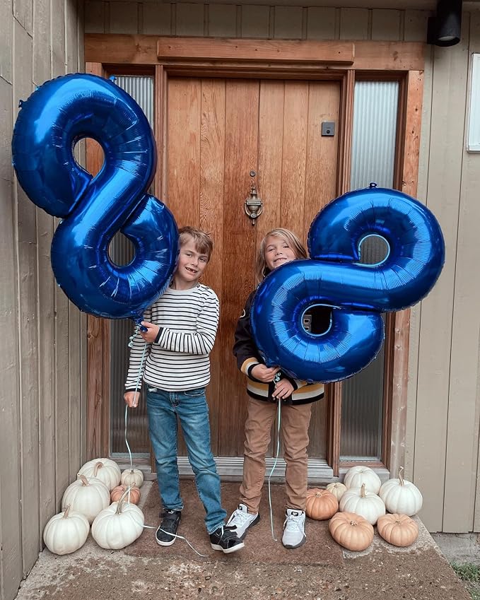 Blue Number 5 Balloon 40 Inch - Image 4