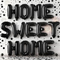 Black HOME SWEET HOME Letter Balloon by Togvu