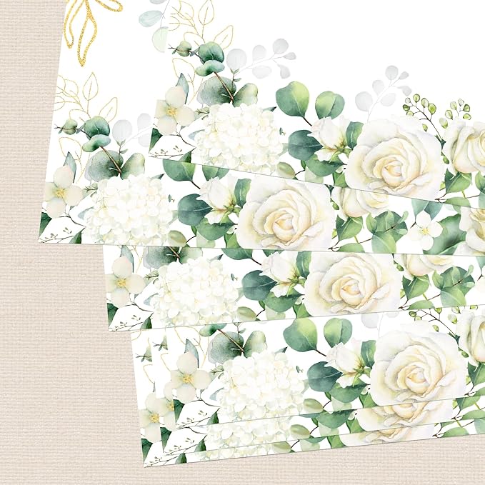 Paper Placemats Disposable 50 Pack Floral Placemat Disposable Place Mats 16 x - Image 3