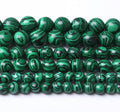 Turquoise Stone Beads Gemstone Round Crystal Energy Jade Beads Stone Beads for Jewelry Making DIY Bracelet Necklace Jewelry Making 1 Strand 15.5inch 4MM