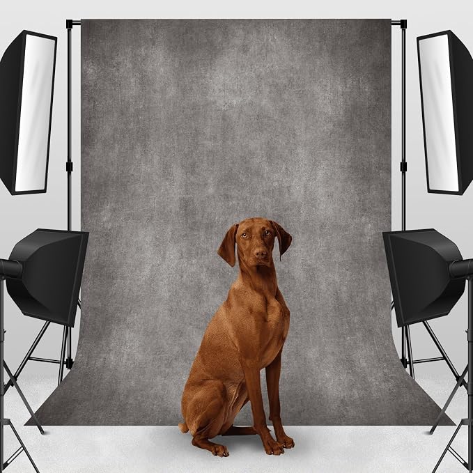 Gray Photo Backdrop Studio Abstract Texture Photography Background 8x10ft | - Image 3