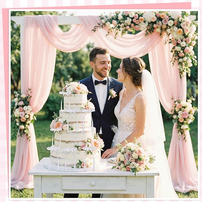 30 Pack Bow Cake Toppers White Ribbon Bows - Image 5