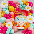 ALL-IN-1 Daisy Balloons Garland Kit & Arch by SherylDecor