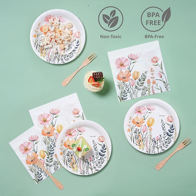Floral Birthday Party-Ready Decorations and Supplies - Image 4
