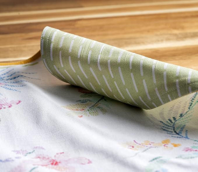 Maison d' Hermine Placemats Set of 4 Reusable 100% Cotton | Cloth Place Mats - Image 7