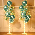 Wettarn 2 Sets Floor Balloon Column Stand Kit by Wettarn