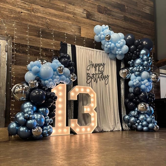 Blue Balloon Arch Kit, Graduation Decoration - Image 4