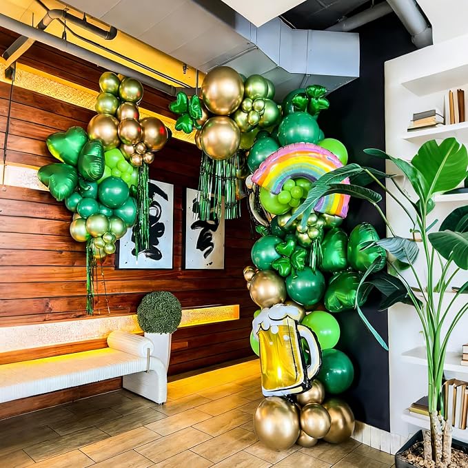 Green Balloon Arch Kit, Summer Party, St. Patrick's Day Decoration - Image 4