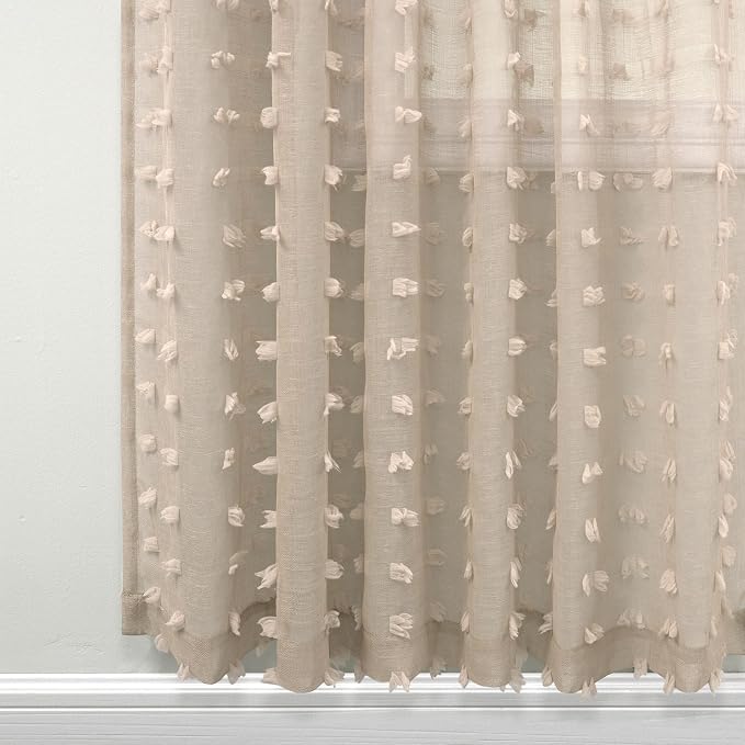 KOUFALL Tan Curtains 102 Inches Long - Image 5