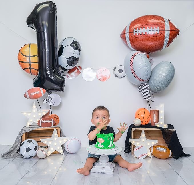 Black Number 0 Balloon 40 Inch, 0th Birthday Party Decorations Men Women | Foil - Image 2