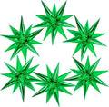 72 Pcs Star Balloons Foil Explosion Balloons Magic 12 Point Star Cone Balloon by Unknown