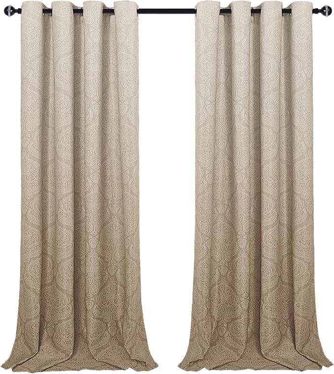DWCN Ombre Blackout Curtains for Living Room - Image 8