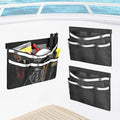 Linkstyle 3PCS Boat Storage Mesh Bag, Self Adhesive Marine Caddy Organizer by Linkstyle