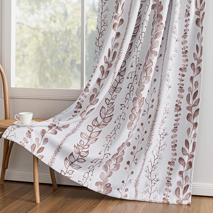 95% Blackout Curtains for Bedroom, Thermal Insulated Privacy Protection Back by MEETSKY