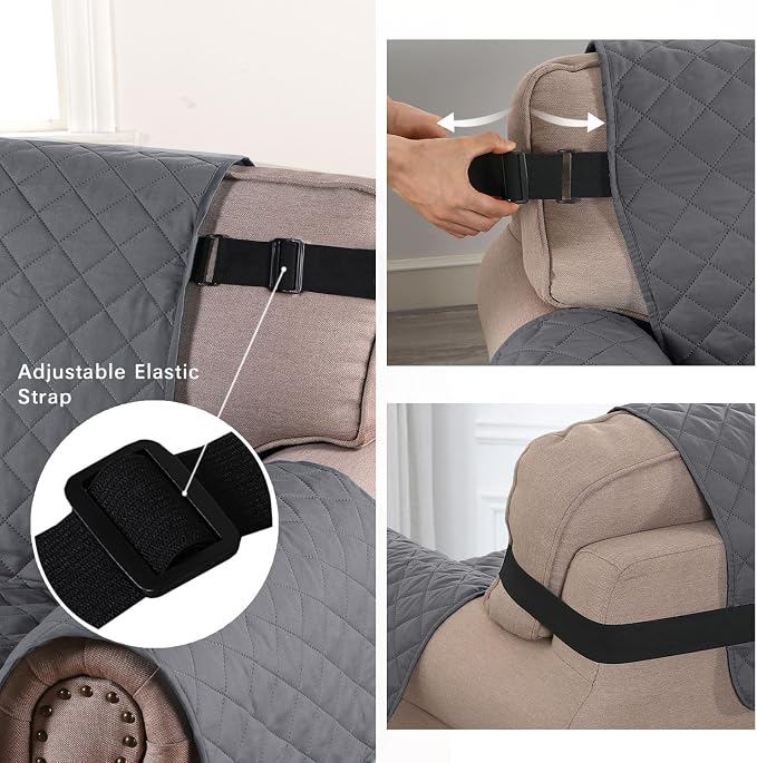 H.VERSAILTEX Reversible Sofa Cover Water Resistant Furniture Protector - Image 4
