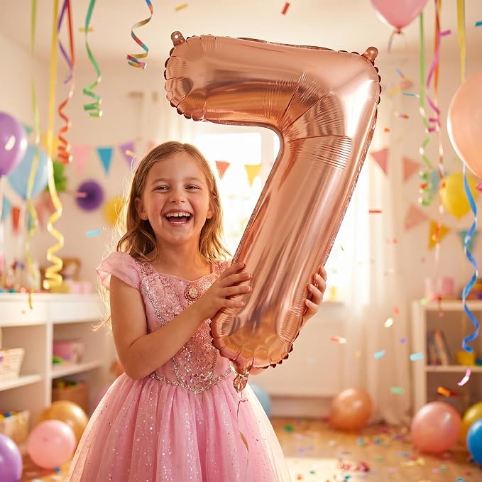 YPSelected 32 Inch Large Foil Helium Number Balloon Birthday Wedding Party 0-9 - Image 2