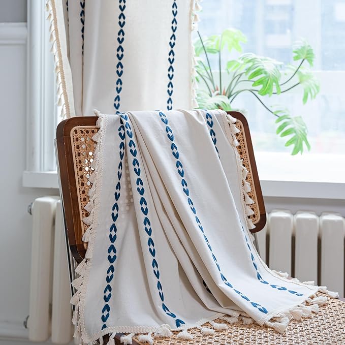 Sutuo Home Boho Curtains 90 inches by SutuoHome