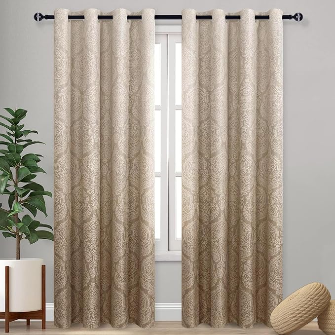 DWCN Ombre Blackout Curtains for Bedroom by DWCN