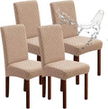 Waterproof Dining Chair Covers Set of 4 Parsons Chair Slipcovers | Double by Genina