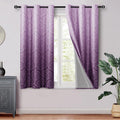 DWCN 100% Blackout Curtains for Bedroom 54 Inch Long by DWCN