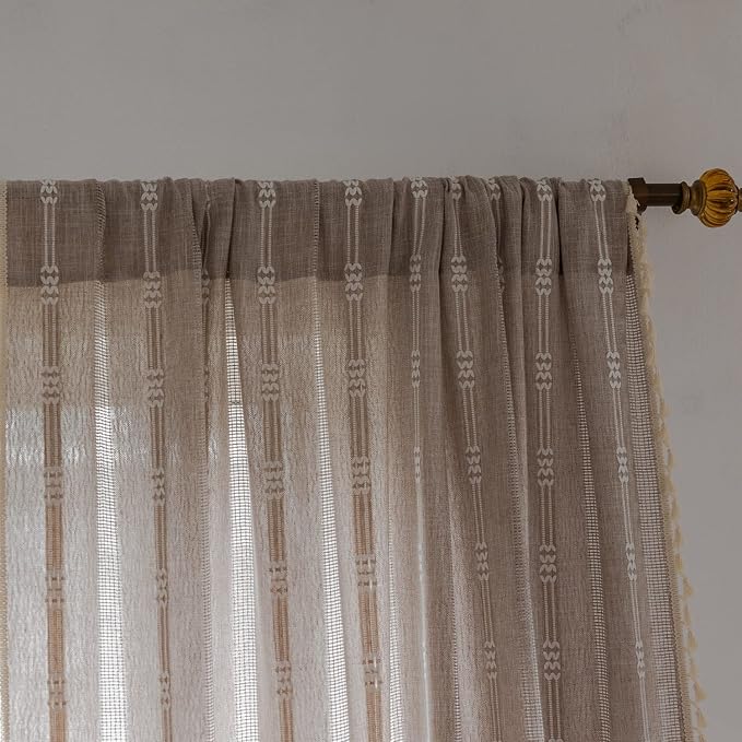 Linen Curtains 84 Inches Long - Image 5