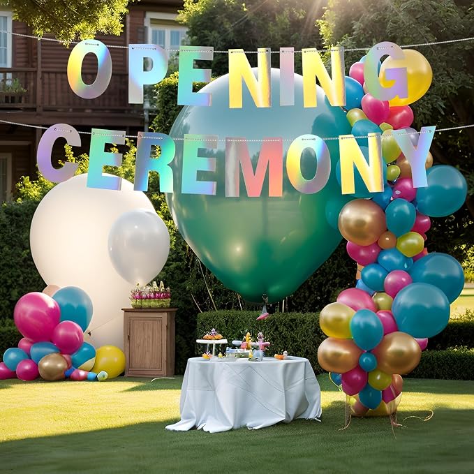 DIY Banner Kit with Letters Banner Letters Holographic Customizable Birthday - Image 6