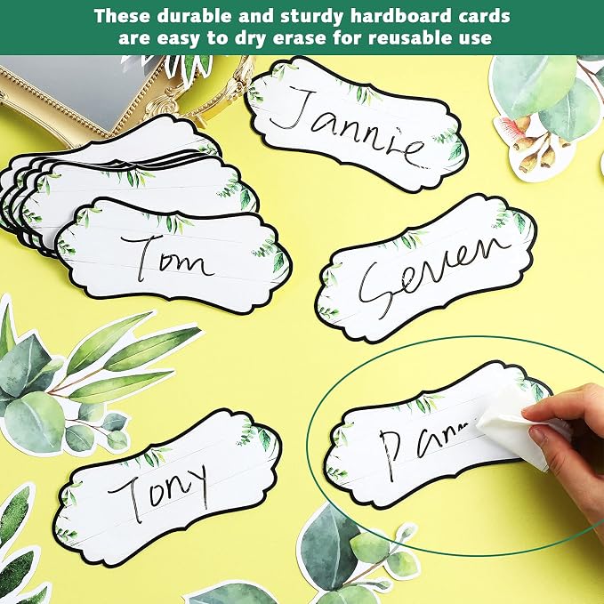 Welcome Back Banner for Classroom Decorations, Eucalyptus Welcome Bulletin - Image 5