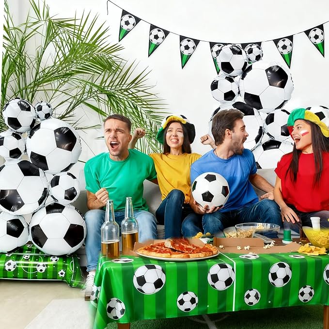 Giant Self Standing Soccer Ball Balloons 2 Pcs 5 ft Soccer Party Balloon - Image 5