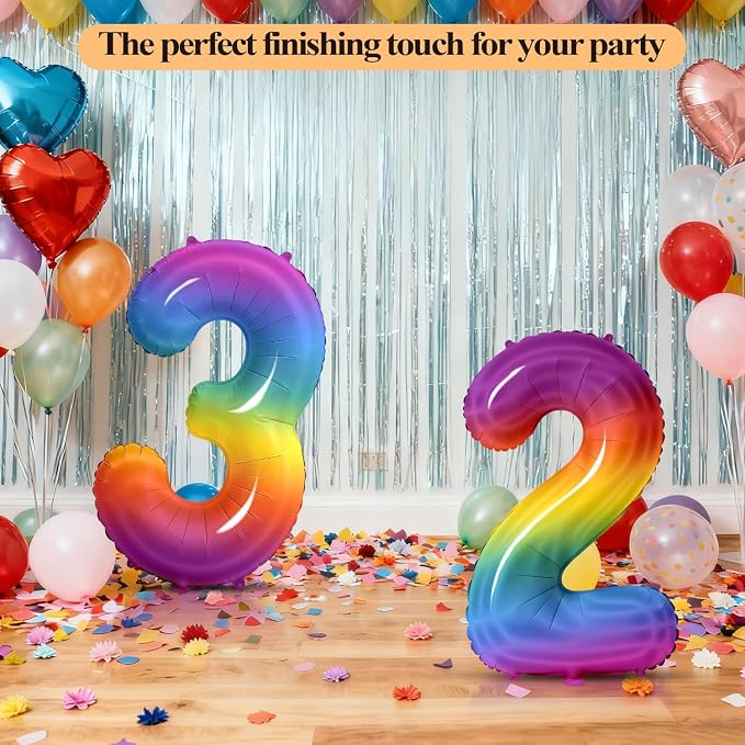 Number 59 Balloons for 59th Birthday Party Decorations, 0-100 Large No.59 - Image 5