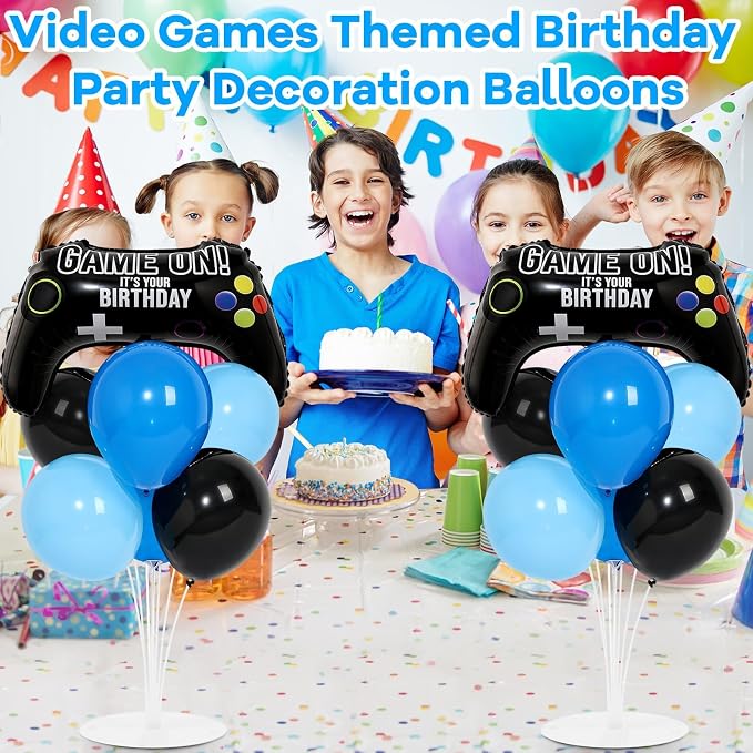 Video Game Birthday Party Balloons Stand Kit 2 Sets - Image 5
