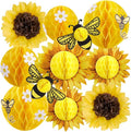 Paper Jazz Sunflower Party Honeycomb Decoration Bee Decorations by PAPERJAZZ