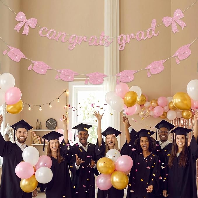 2026 Graduation Banners Party Decorations Black Class of 2026 - Image 4