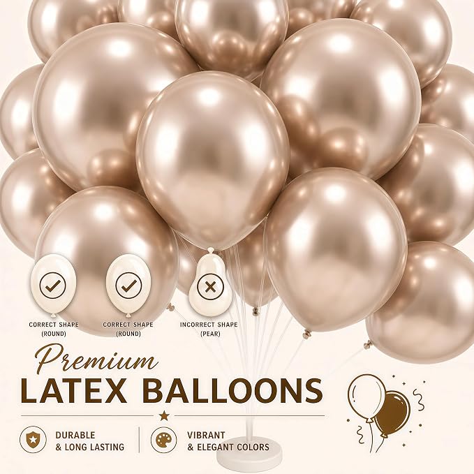 2Sets Metallic Gold Balloon Stand Kit - Image 5