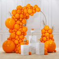 PartyWoo Orange Balloons 128pcs Different Sizes of 18 12 10 5 Inch Matte Fall by PartyWoo