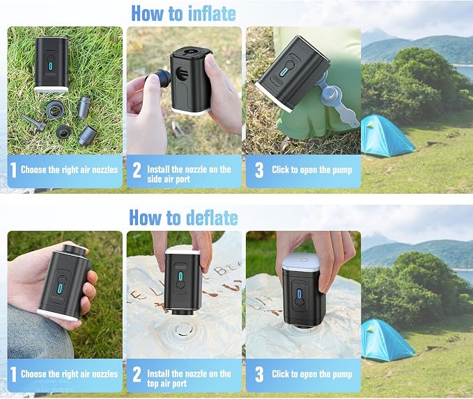 Electric Balloon Pump, Portable USB Rechargeable Air Pump - Image 8