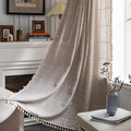 Sutuo Home Boho Curtains for Bedroom 96 Inches Long, Light Filtering Country by SutuoHome