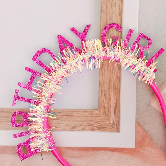 CIEHER Birthday Girl Headband Birthday Crown - Image 3