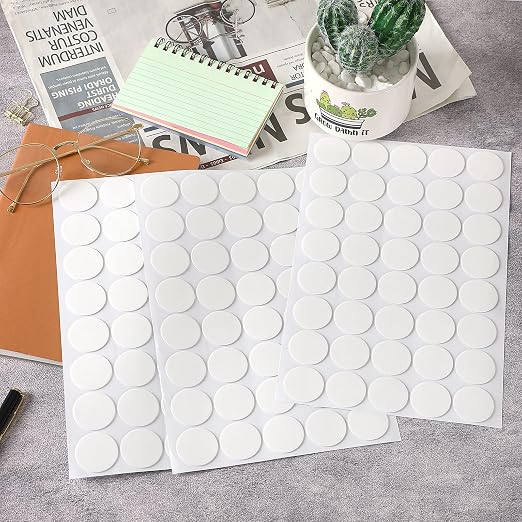 JANYUN 280 Pcs Double Sided Sticky Dot Stickers, Round Putty Clear Tack | - Image 4