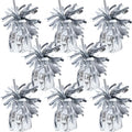 8 Pcs Silver Metallic Balloon Weights Holder Anchors Balloon Holder Weights by ZCYSRLQIN