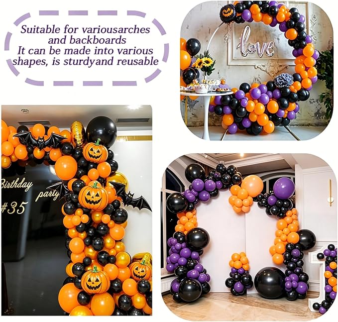 20 Pack Clips for Balloon Arch & 100 Pcs Long Skinny Balloons - Image 5