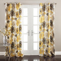 Lush Decor Leah Room Darkening Window Curtain Panel Pair, 84 inch x 52 inch by LushDecor